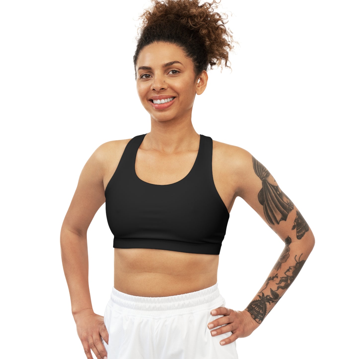 Erie County Metal Militia Seamless Sports Bra (AOP)