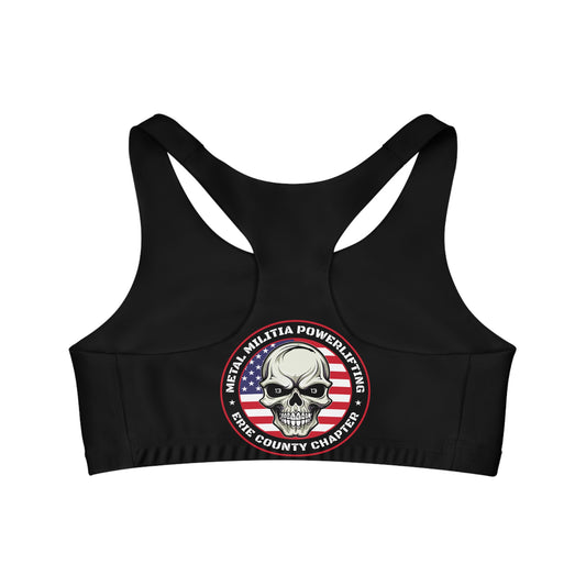 Erie County Metal Militia Seamless Sports Bra (AOP)